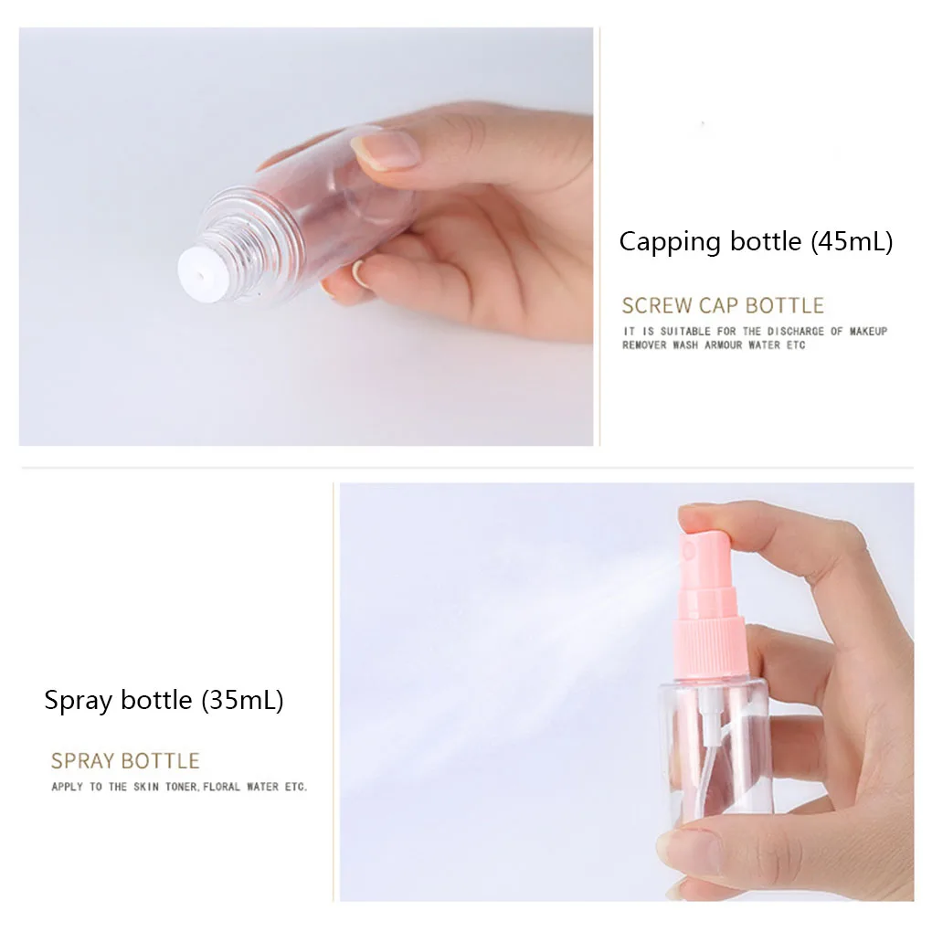 8 шт./компл. Путешествия Мини пустые бутылки косметический крем для лица коробка