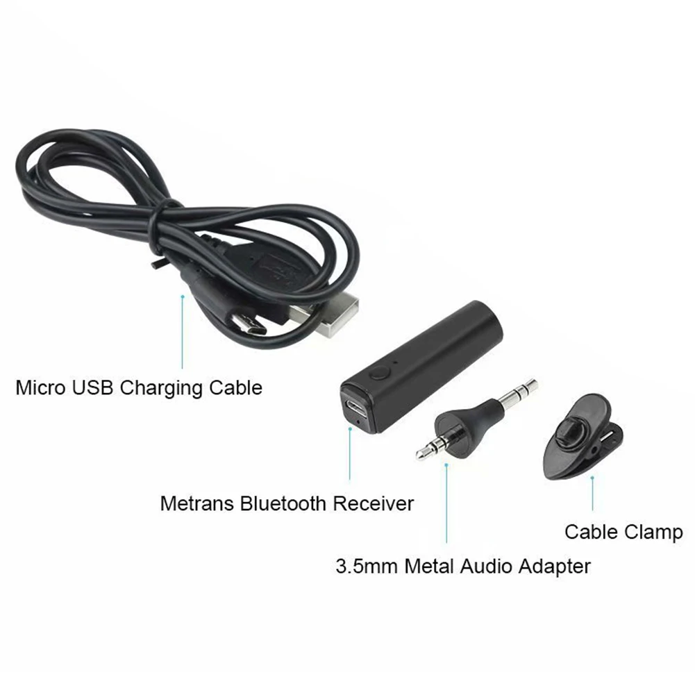 Автомобильный музыкальный передатчик bluetooth-ресивер портативный аудио разъем Aux 5