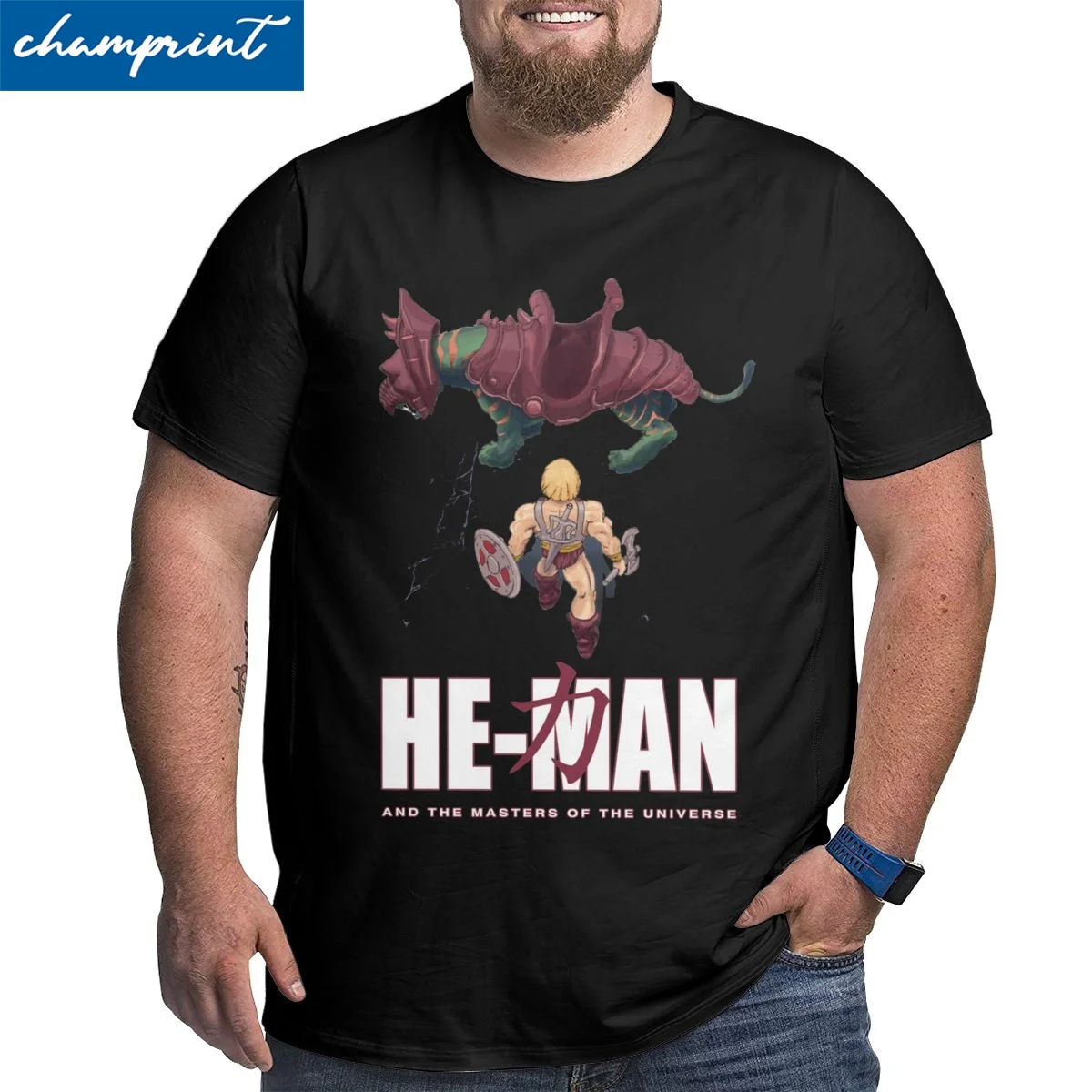 

Футболка мужская с надписью He-Man And The Masters Of The Universe Akira