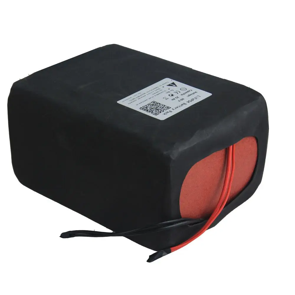 Литий железо фосфатный Аккумулятор для электровелосипеда 1000 Вт 60 В 25 Ач|Батарея