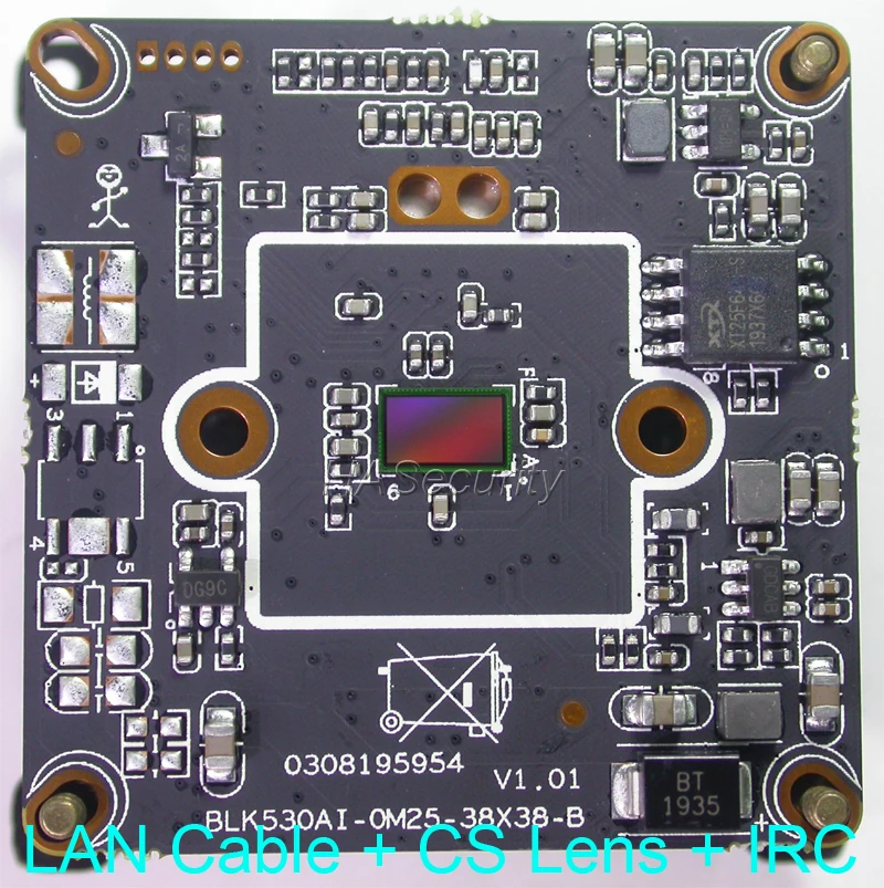 H.265 AI 1080P 1/3 &quotF37 CMOS датчик + 30WX (XM530/ IPC530) CCTV IP камера Модуль платы блока программного