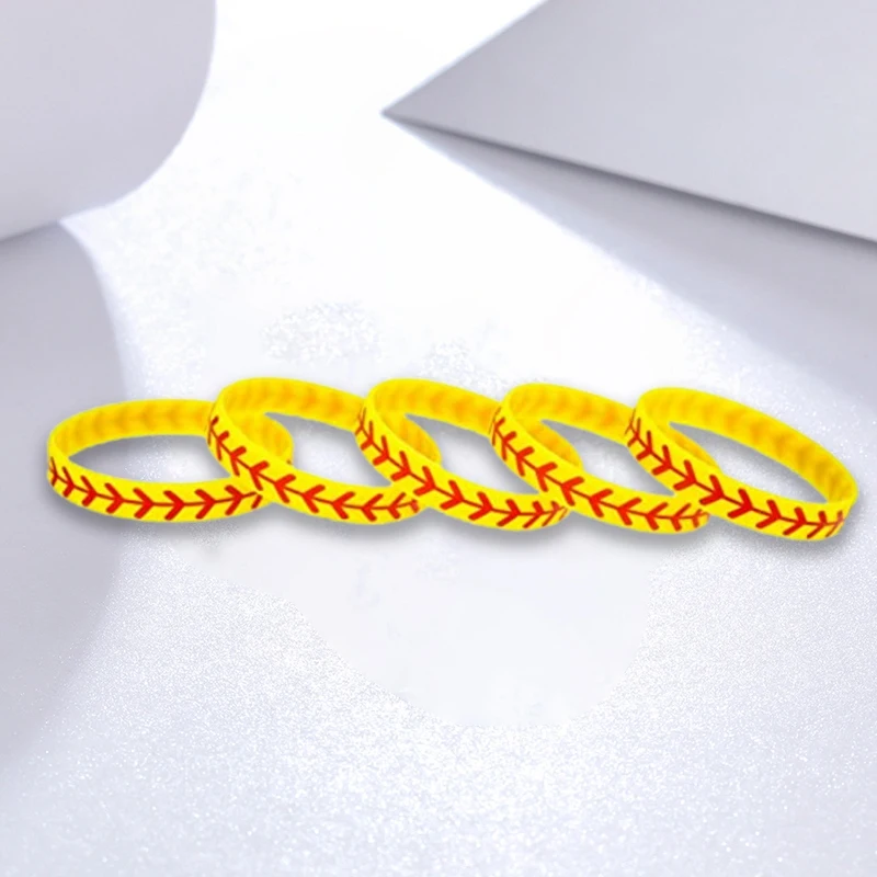 Браслет Софтбол Силиконовый браслет софтбол подарок подходит для спортсменов и