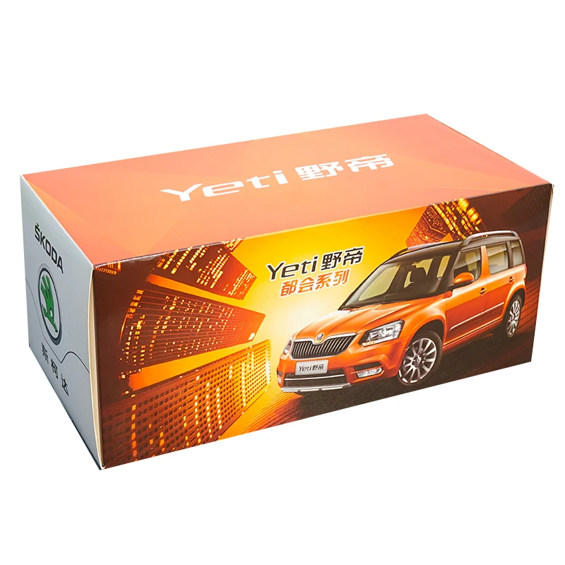 1:18 Skoda YETI SUV модель автомобиля из сплава статическая металлическая Оригинальная