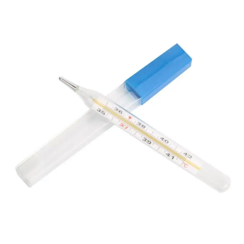 1pcs Medical Mercurial Glass Thermometer Large Screen Clinical Measurement Device | Дом и сад