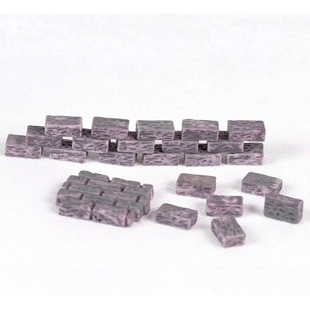

NEW Hot Sale Small Brick Wall Micro Landscape Decoration Garden Ornament Decor Miniature Moss Brick Material Acc DIY Crafts