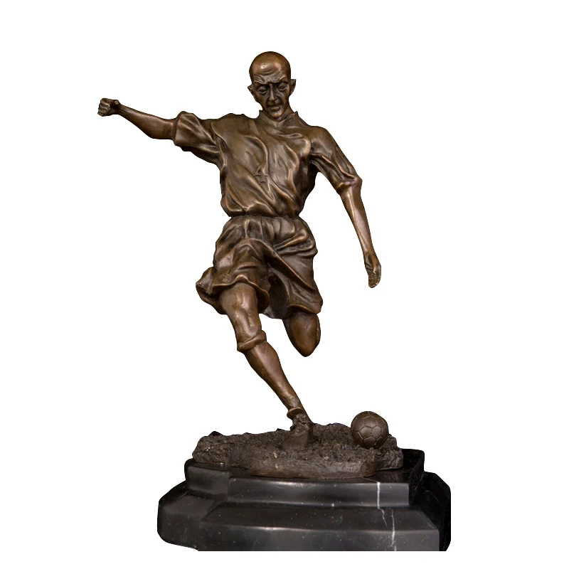 ArtsHom DS 369 мужская футбольная Статуэтка игрока скульптура бронзовая Современная