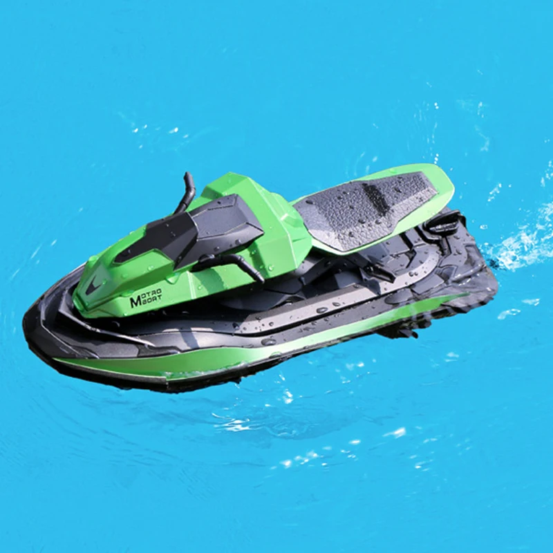 

JJRC S9 2,4G скоростная лодка с дистанционным управлением радиоуправляемая лодка 10 км/ч моторная лодка с двойным двигателем электрическая Детск...