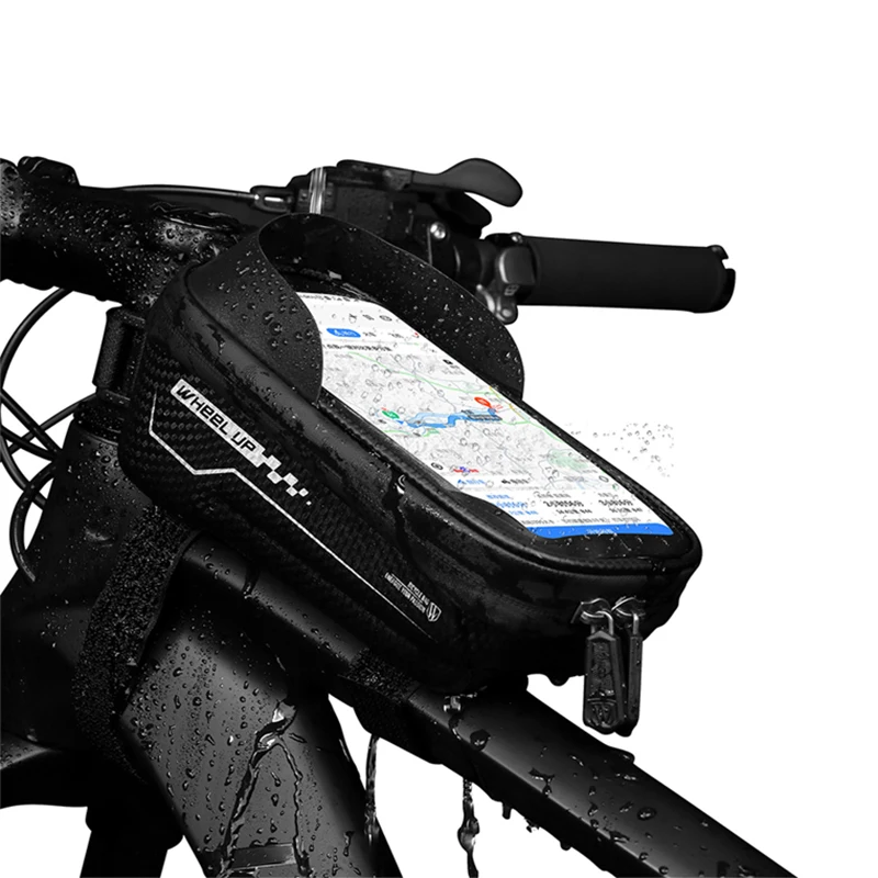 

Bicycle Bag Rainproof Front 6.5 inch Cell Phone Holder Touchscreen Top Tube Handlebar Cycling Bags Mountain Bike Accessories