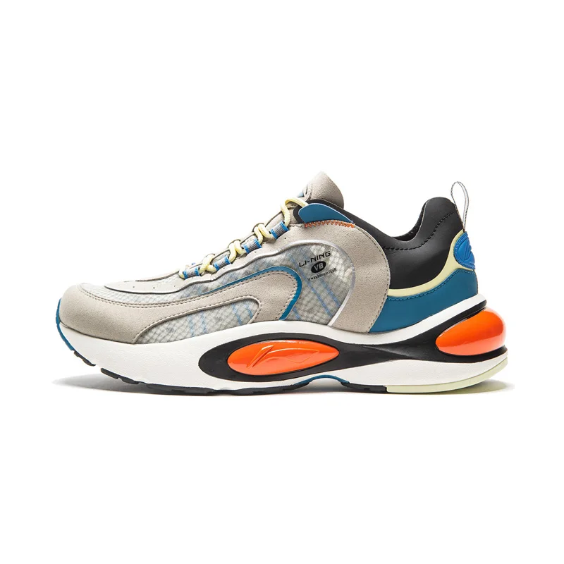 Li-Ning/мужские кроссовки V8 с подушкой, LN CLOUD LITE, Ретро стиль, дышащая подкладка, спортивная обувь для папы, кроссовки ARHP093 XYP913 - Цвет: ARHP093-4H