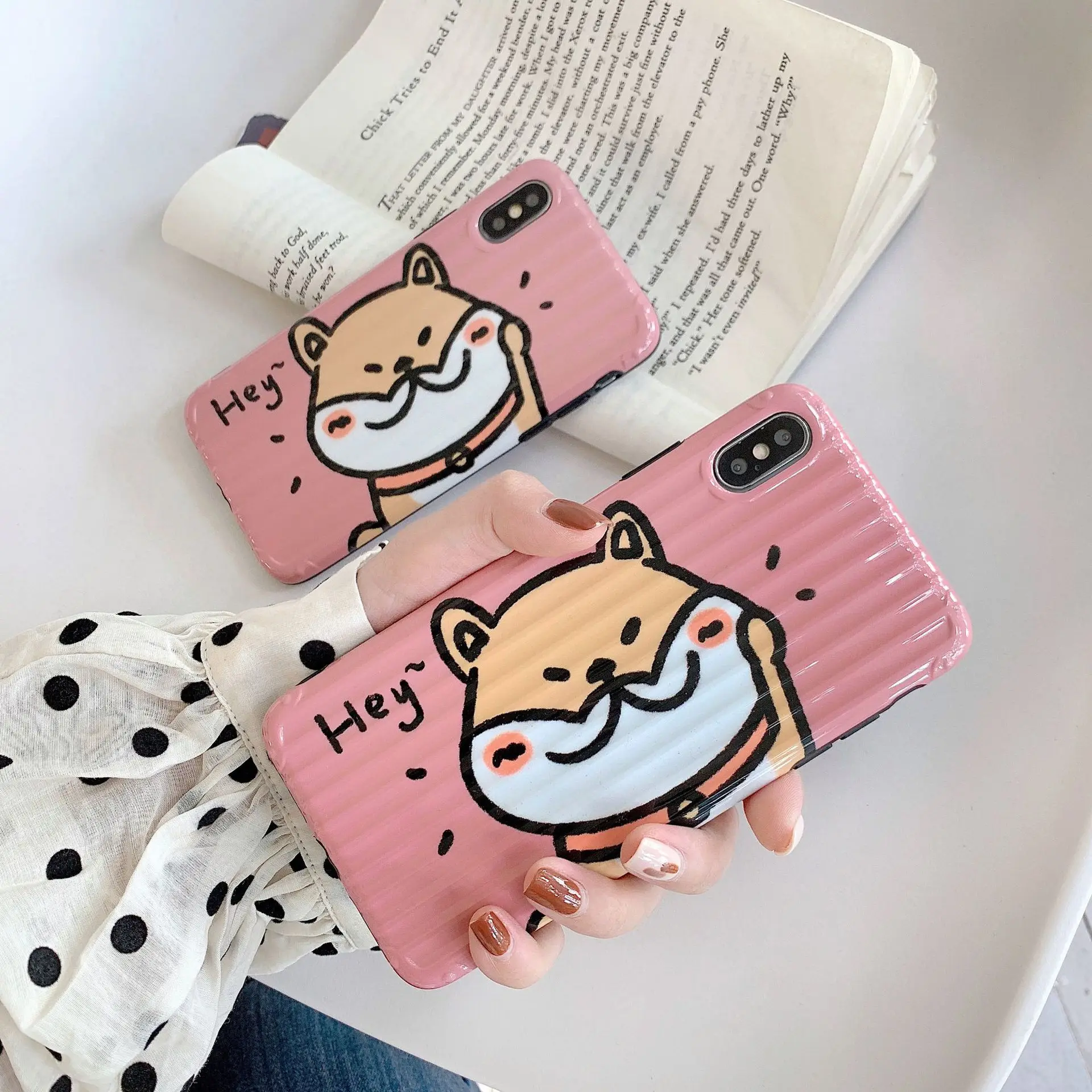 DECOCASE милый чехол для девочек с рисунком Шиба ину 3D iphone 6 6s 7 8 Plus X XR XS Max чехлы xs max |