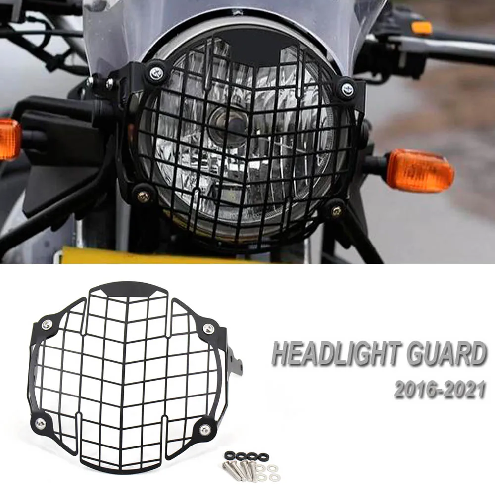 

Motorcycle 2021-2016 For Royal Enfield Himalayan Headlight Guard Grille Grill Cover Protector 2020 2019 2018 2017