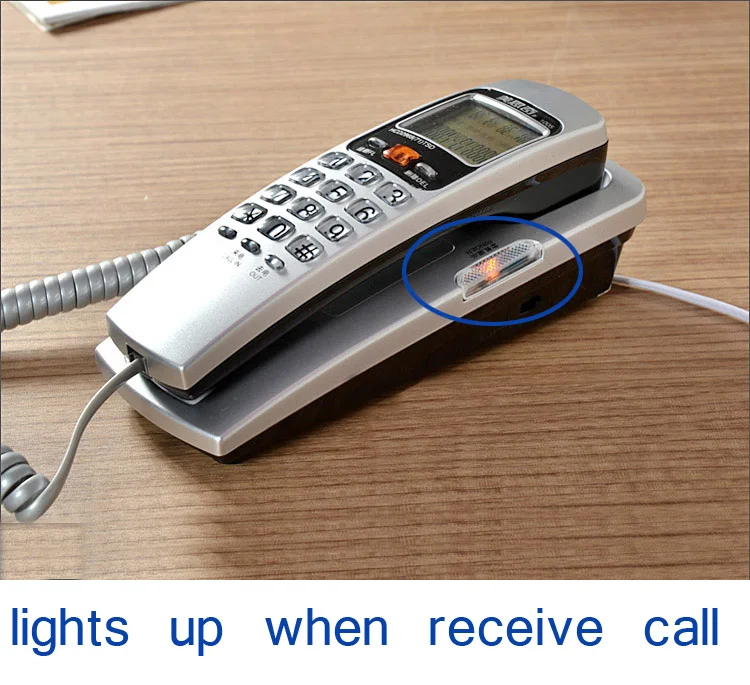 Мини-стационарный телефон настенный подвесной небольшой удлинитель