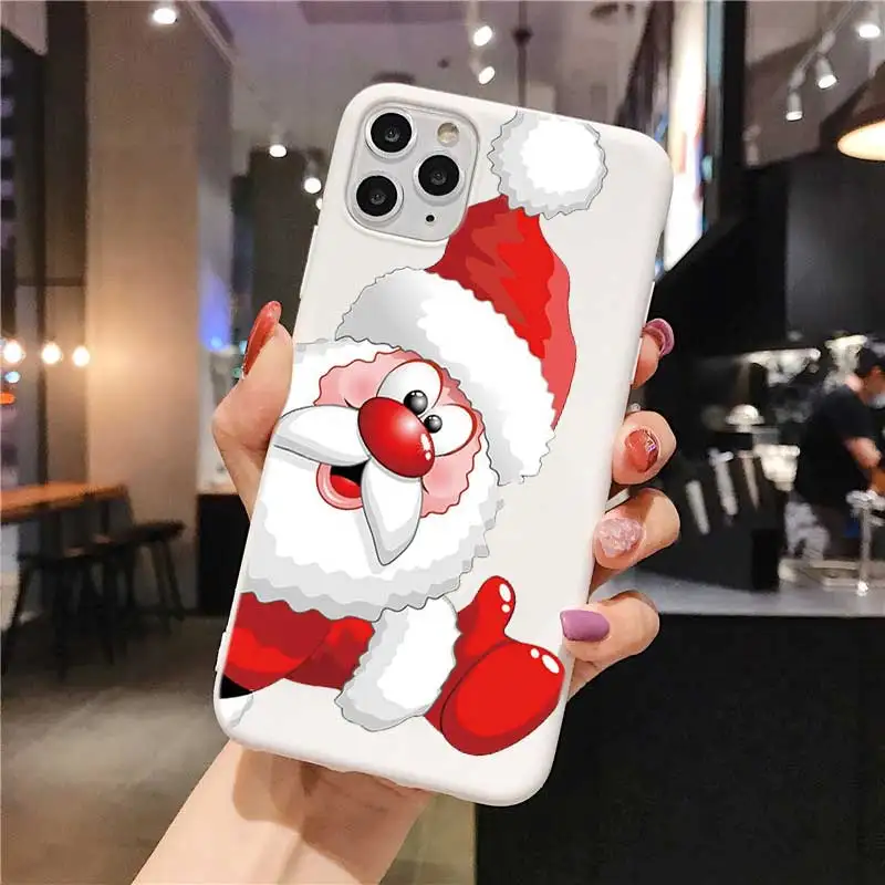 Мультяшный Рождественский матовый чехол для Xiaomi Redmi Note 9 PRO 9s 8T 8 7 6 5 5A 4X K20 K30 10X Pro 8A