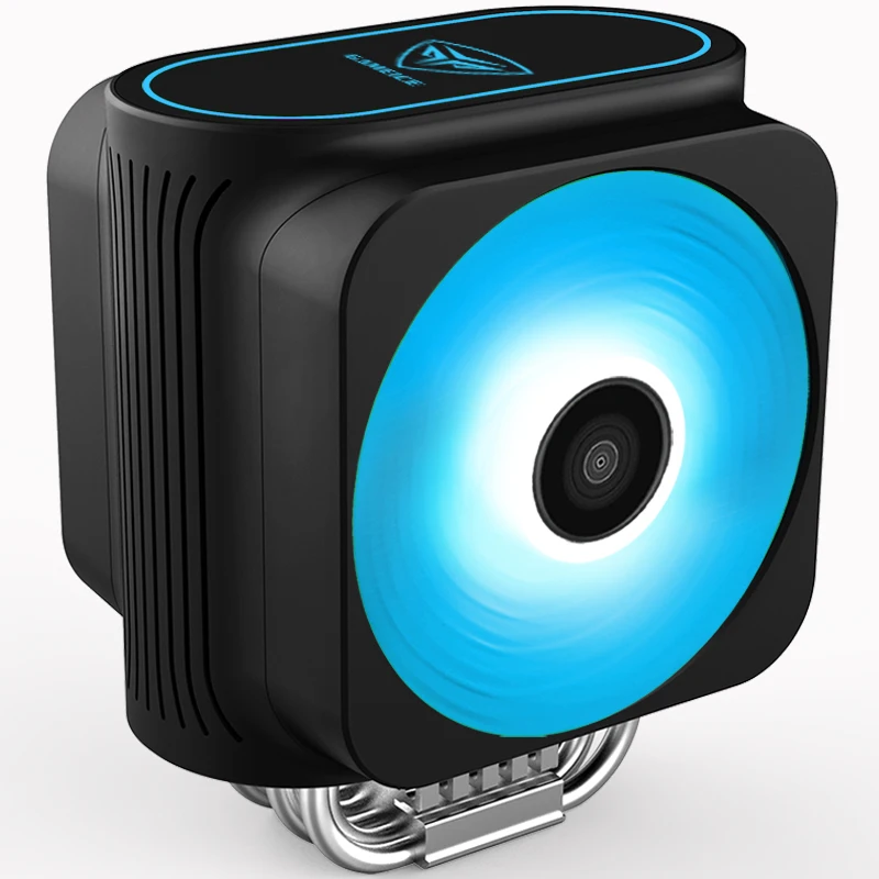 Pccooler RGB dual 120 мм/12 см PWM кулер для процессора с 6 медными тепловыми трубками, высокопроизводительный охлаждающий вентилятор