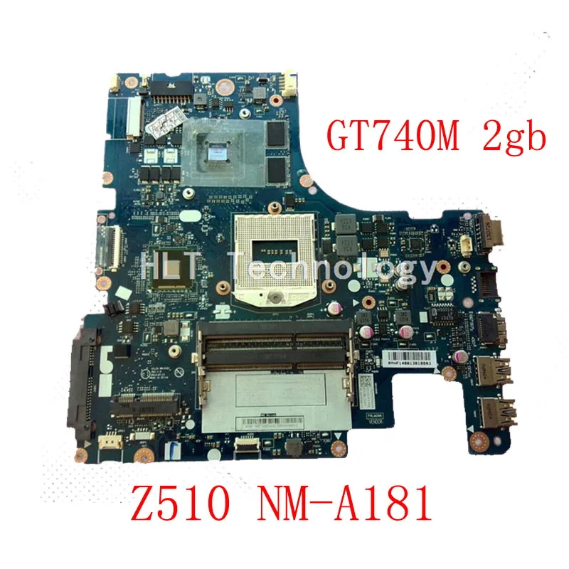 

Материнская плата для ноутбука lenovo ideapad Z510 AILZA NM-A181 HM86 GT740M 2 Гб неинтегрированная видеокарта 100% полностью протестирована