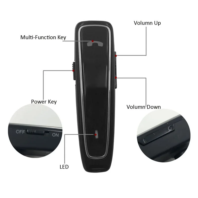 LemonMan бизнес Bluetooth наушники S18 с микрофоном для аккумулятора Автомобильная