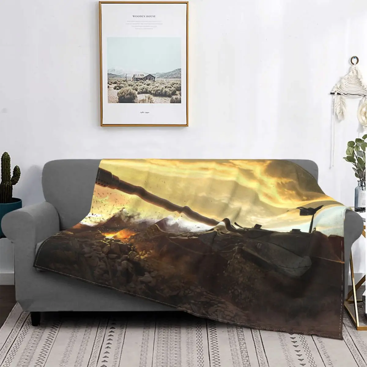 

Самодвижущиеся одеяла Ganme World of Tanks, коралловые флисовые покрывала для спальни