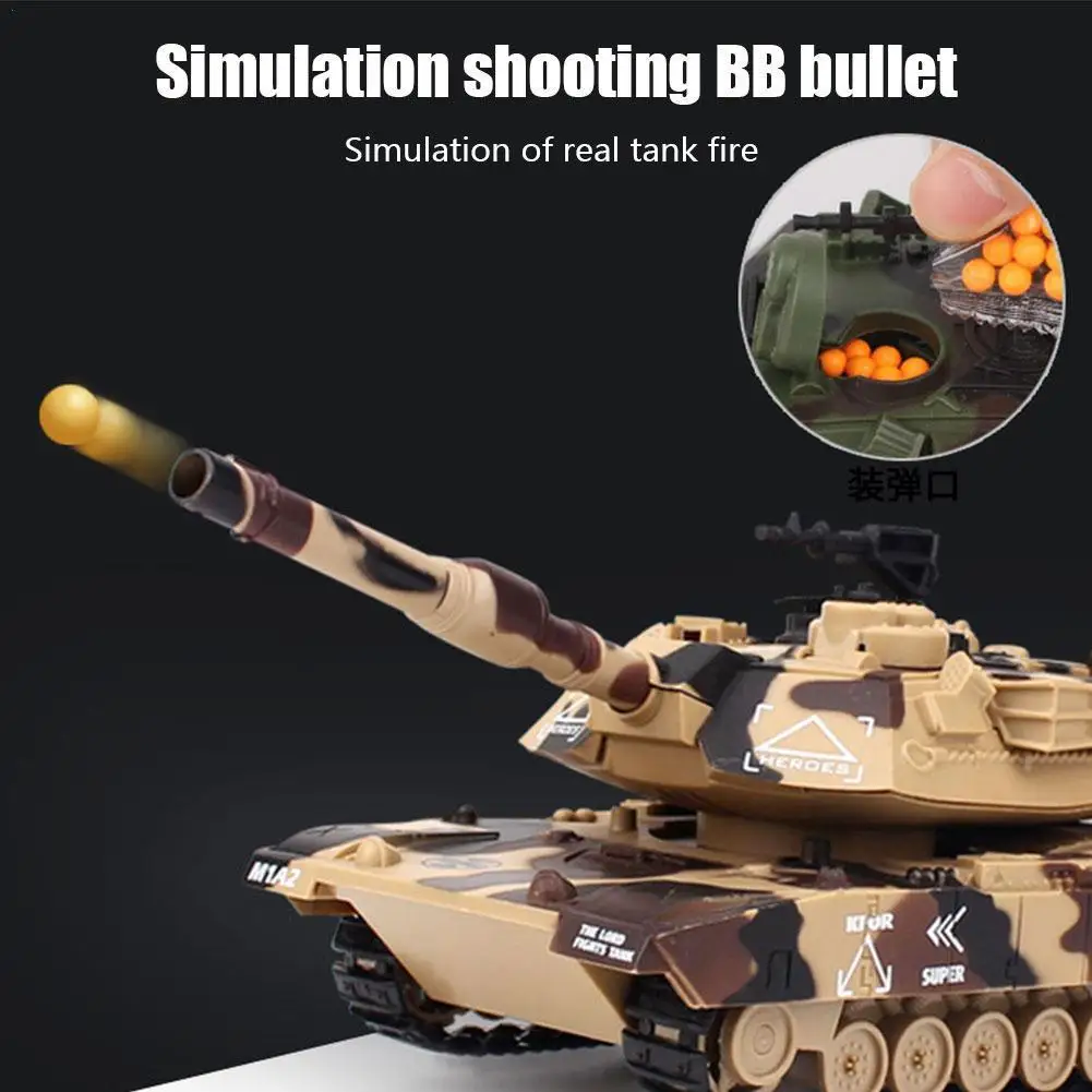 1/32 боевой танк тяжелая большая интерактивная игрушка с дистанционным