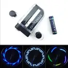 Разноцветный велосипедный фонарь для спиц, велосипедный двойной индукционный светодиодный светильник для спиц, освещение для горного велосипеда, предупредительная Лампа безопасности