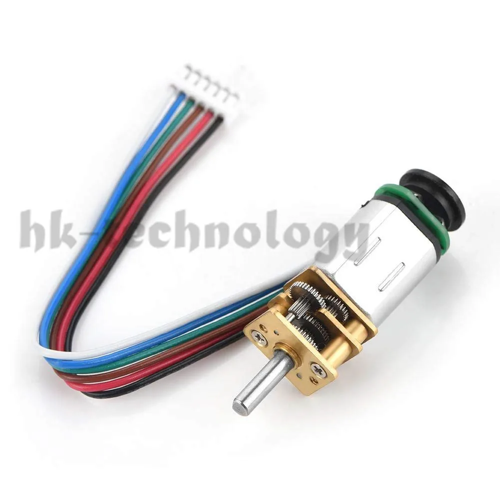 Bringsmart GB12-N20B микро двигатель постоянного тока 3V 6V с датчиком диске 30-500 об/мин