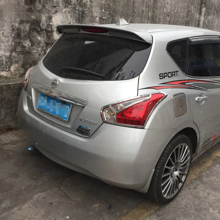 Спойлер для NISSAN TIIDA 2012-2015 Versa спойлер высокого качества из АБС-материала заднее