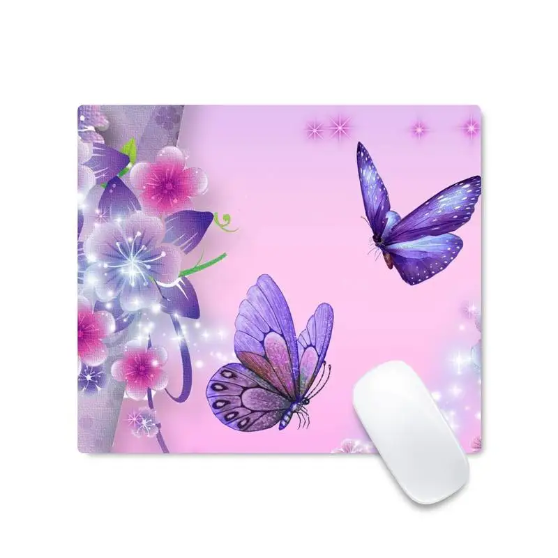 

Butterfly DIY Design Pattern Game mousepad Mouse pad Game Officework Mat Non-slip Laptop Cushion