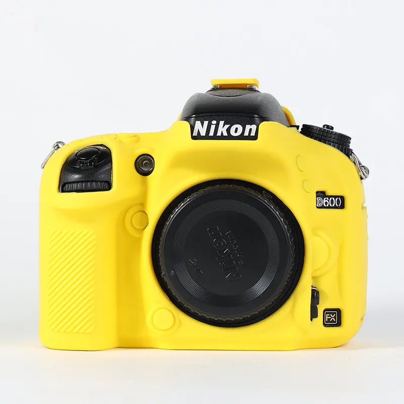 Soft Silicone Armor Skin Case Body Cover Protector for Nikon D600 D610 DSLR Camera |
