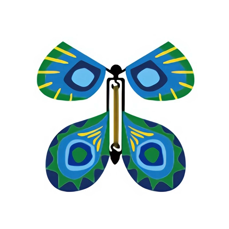 

Flying in the Book Butterfly Fairy Rubber Band Powered Wind up Butterfly Toys