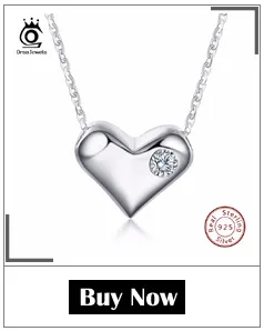 ORSA JEWELS модное 925 пробы серебряное круглое ожерелье с подвеской s 44 см для женщин Настоящее серебряное ожерелье ювелирный подарок SN04