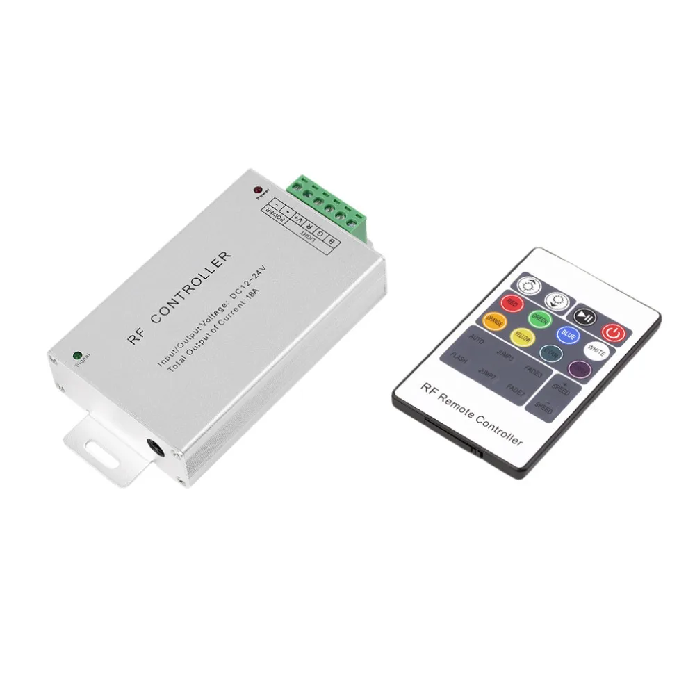 

Hot Wireless RF 20 Key Remote Controller For 5050 3528 RGB LED Strip Light