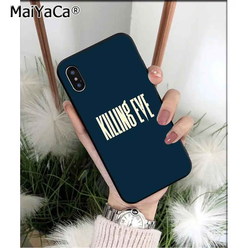 Мягкий чехол MaiYaCa Killing Eve из ТПУ высокого качества для Apple iPhone 8 7 6 6S Plus X XS MAX 5 5S SE XR 11