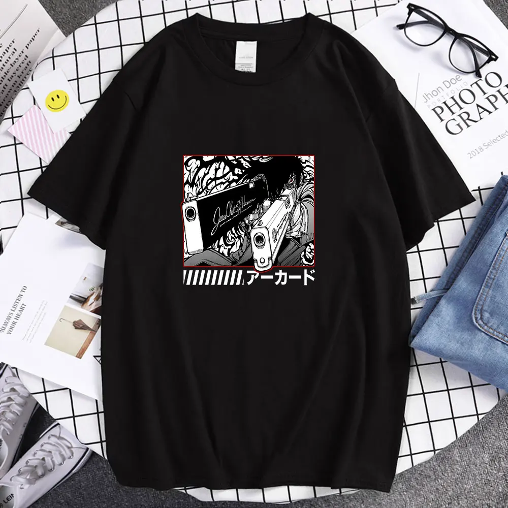 

Алукард аниме Хеллсинг Харадзюку С персонализированным принтом комиксов летняя тонкая хлопковая повседневная мужская трендовая футболка ...