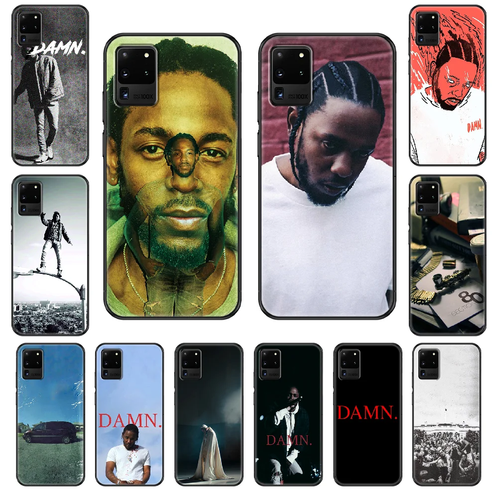 Чехол для телефона Rapper Kendrick Lamar Samsung Galaxy S 3 4 5 6 7 8 9 10 E Plus Lite Edge black trend shell pretty bumper |