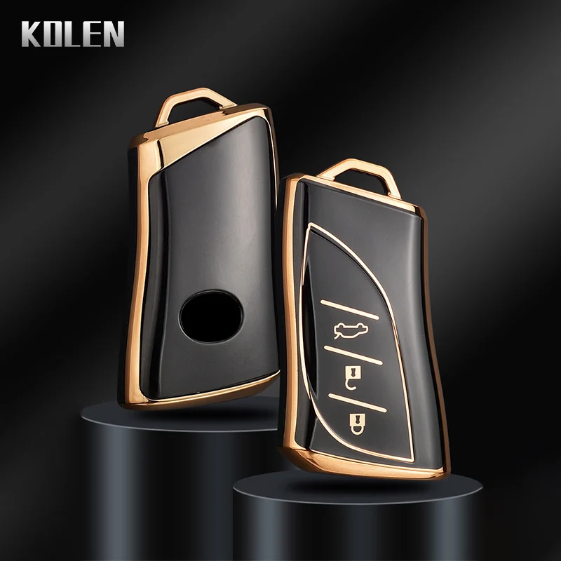 Новинка ТПУ чехол для автомобильного ключа с дистанционным управлением Lexus NX ES UX