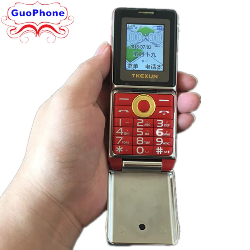 Новинка,, TKEXUN G6000, флип-телефон, две sim-карты, камера, MP3, MP4, двойной фонарь, роскошный, для пожилых людей, дешевый, 1,8 дюймов, сотовый телефон