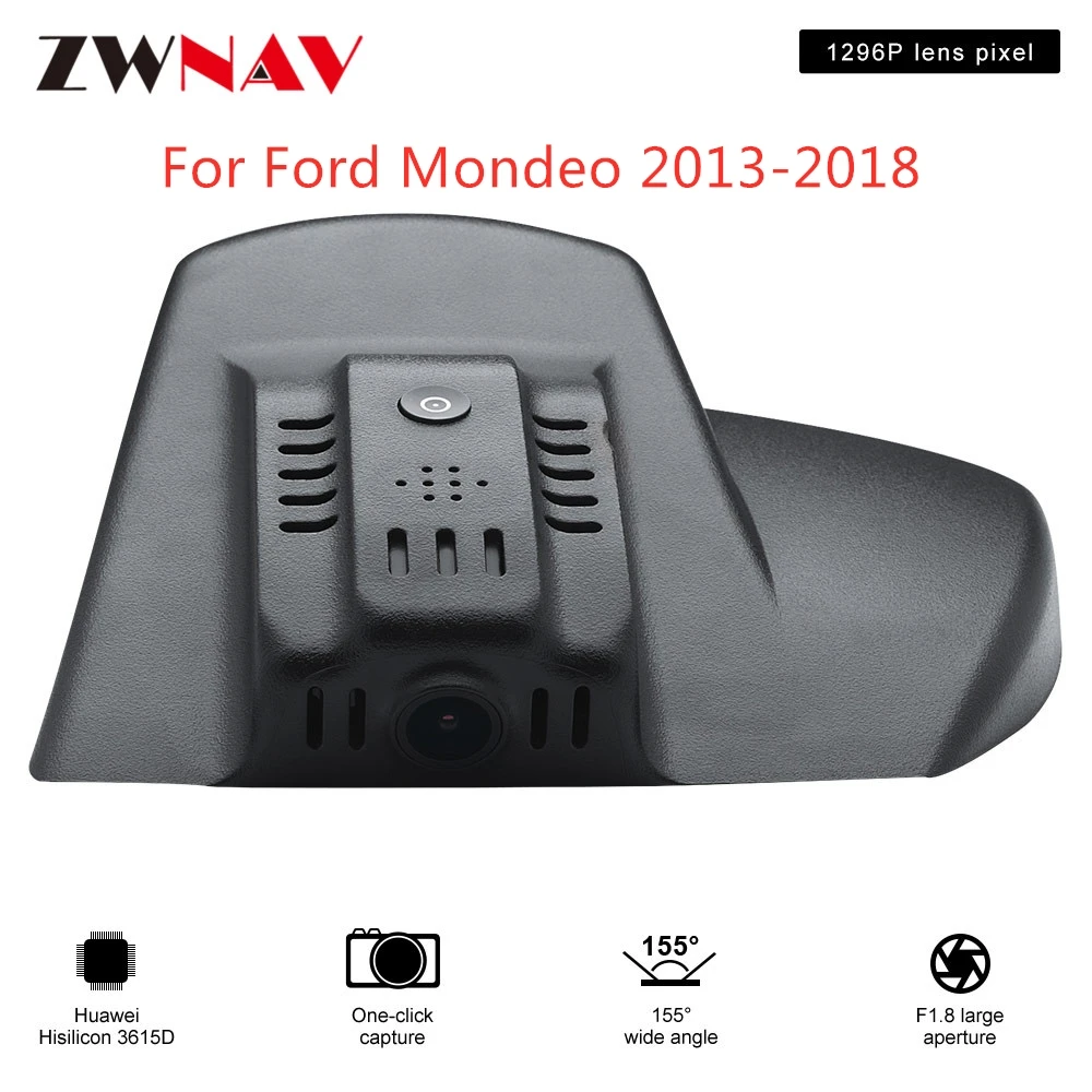 Скрытый видеорегистратор HD для Ford Mondeo 2013 2018 DVR Автомобильная Передняя камера