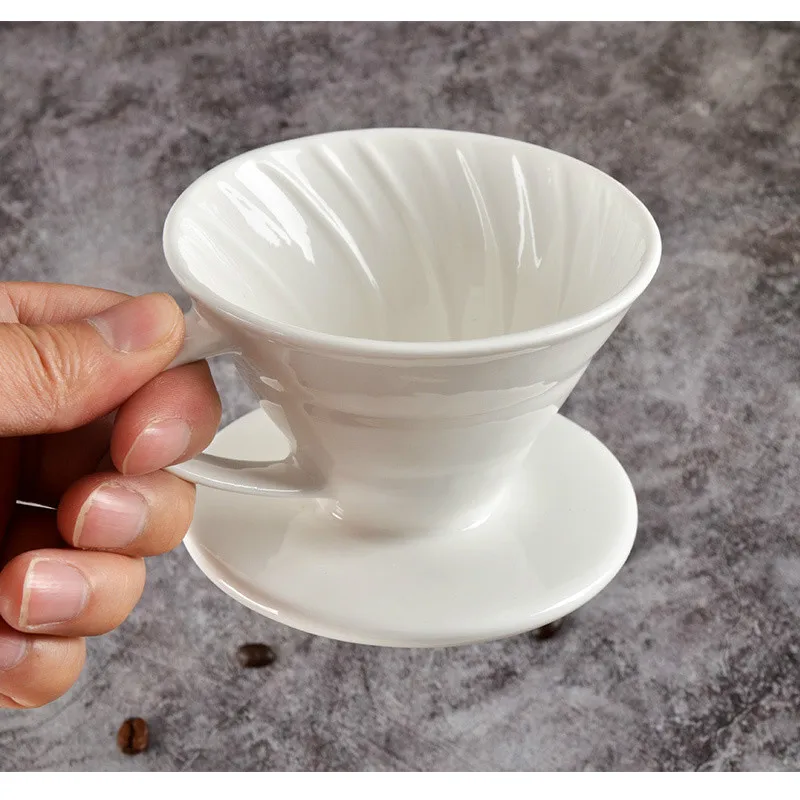 Coffee Cup V60 Style American Hand Drip Filter Ceramic 101 Funnel | Дом и сад