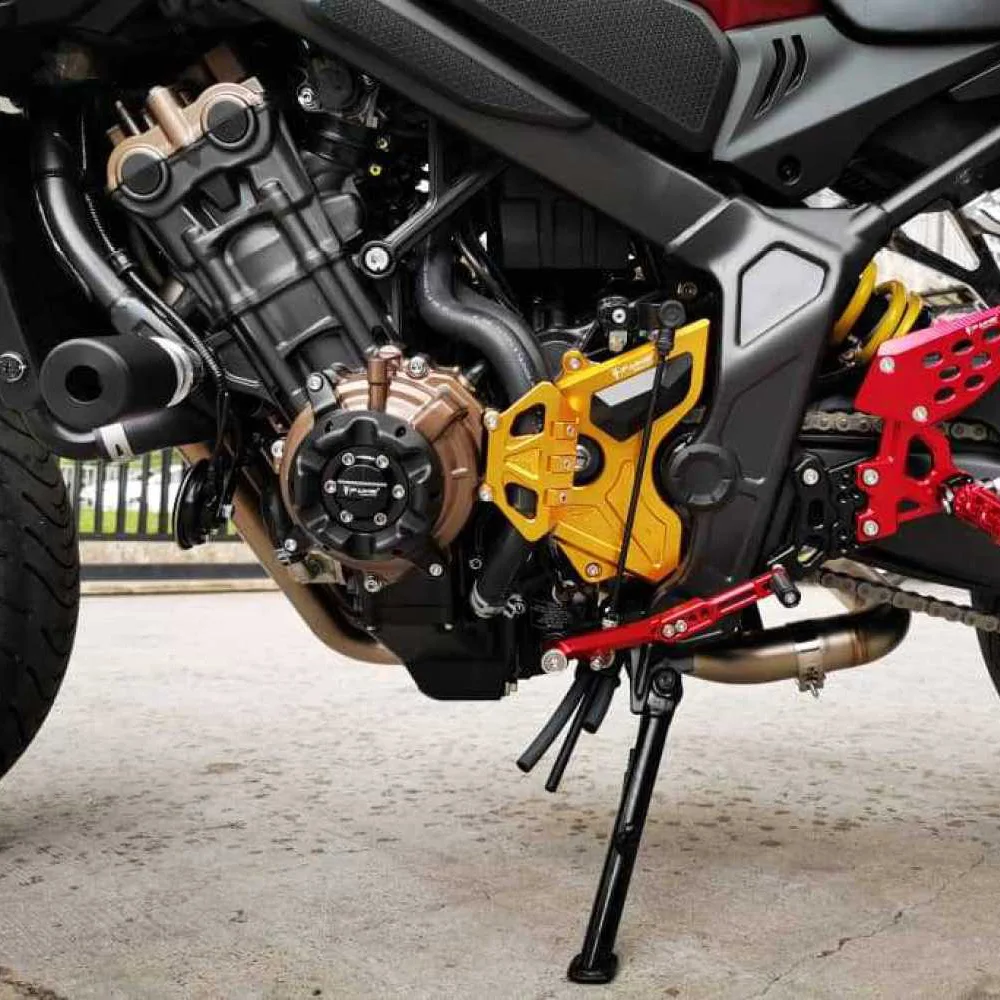 

Motowerks CNC Aluminum Motorcycle Engine Cover Guard Protector Anti Clash Frame Slider For Honda CB650F 2017 2018 Accessories