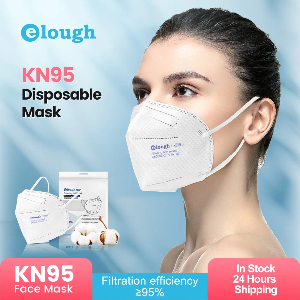 Elough Mascarilla FPP2 Homologada CE FFP2 сертифицированные маски Испания 5 слоев Resauble FFP2Mask маска