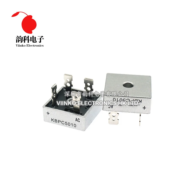 2 шт. KBPC5010 50A 1000 В диодный мост выпрямителя kbpc5010