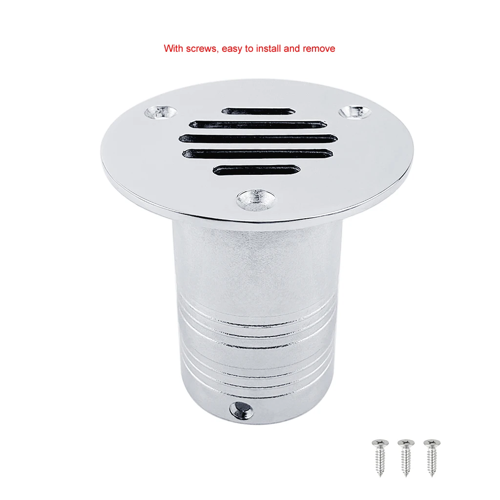 

2PC 52mm Boat Accessories 316 Stainless Steel Boat Floor Deck Drain for Boat Yacht Deck Drainage Hardware Rowing Marine Hardware