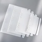 1 шт. ПП матовый полупрозрачный чехол для лент A4B5A5A6, 6 отверстий