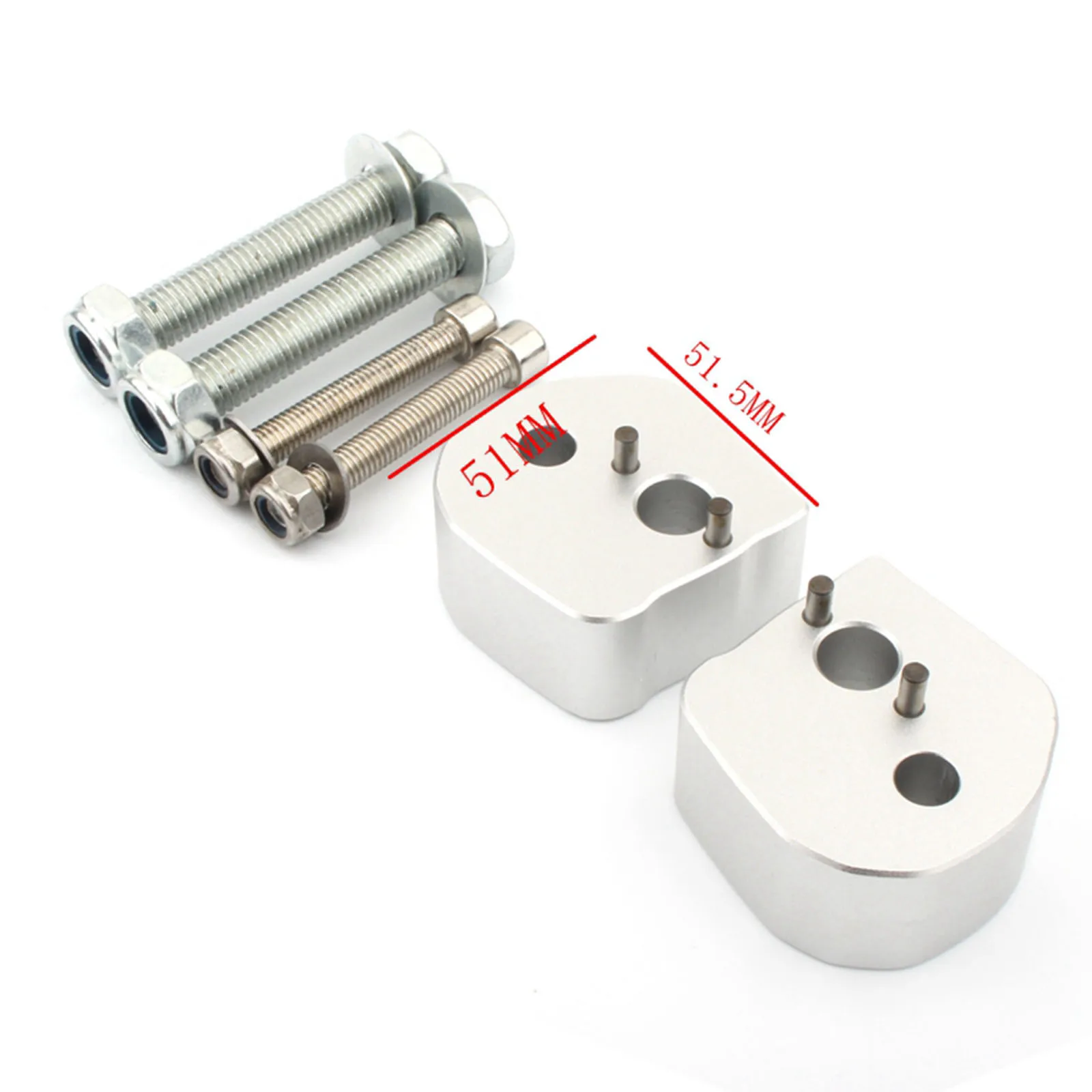 

One Pair 1 inch 25mm Motorcycle Handlebar Riser Clamp Kit Heavy Duty Aluminum