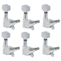 guitar sealed small peg tuning pegs tuners machine heads for acoustic electric guitar guitar parts silver 6r
