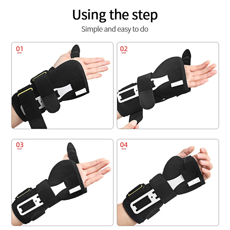 

1Pc Wrist Support Splint Arthritis Band Belt Carpal Tunnel Wrist Brace Sprain Prevention Wrist Protector Sports Safety