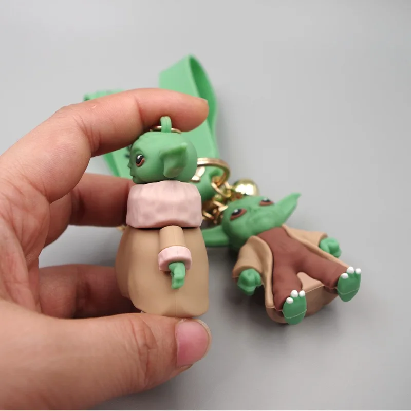 Брелок Звездные войны симпатичный маг йода старший мандалор детская фигурка из