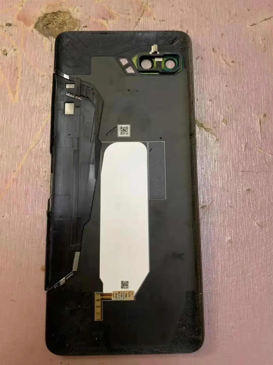 Для 6,5" Asus ROG Phone II ZS660KL 3D стеклянная задняя крышка батарейного отсека+ стеклянная линза для ASUS_I001D I001DA I001DE
