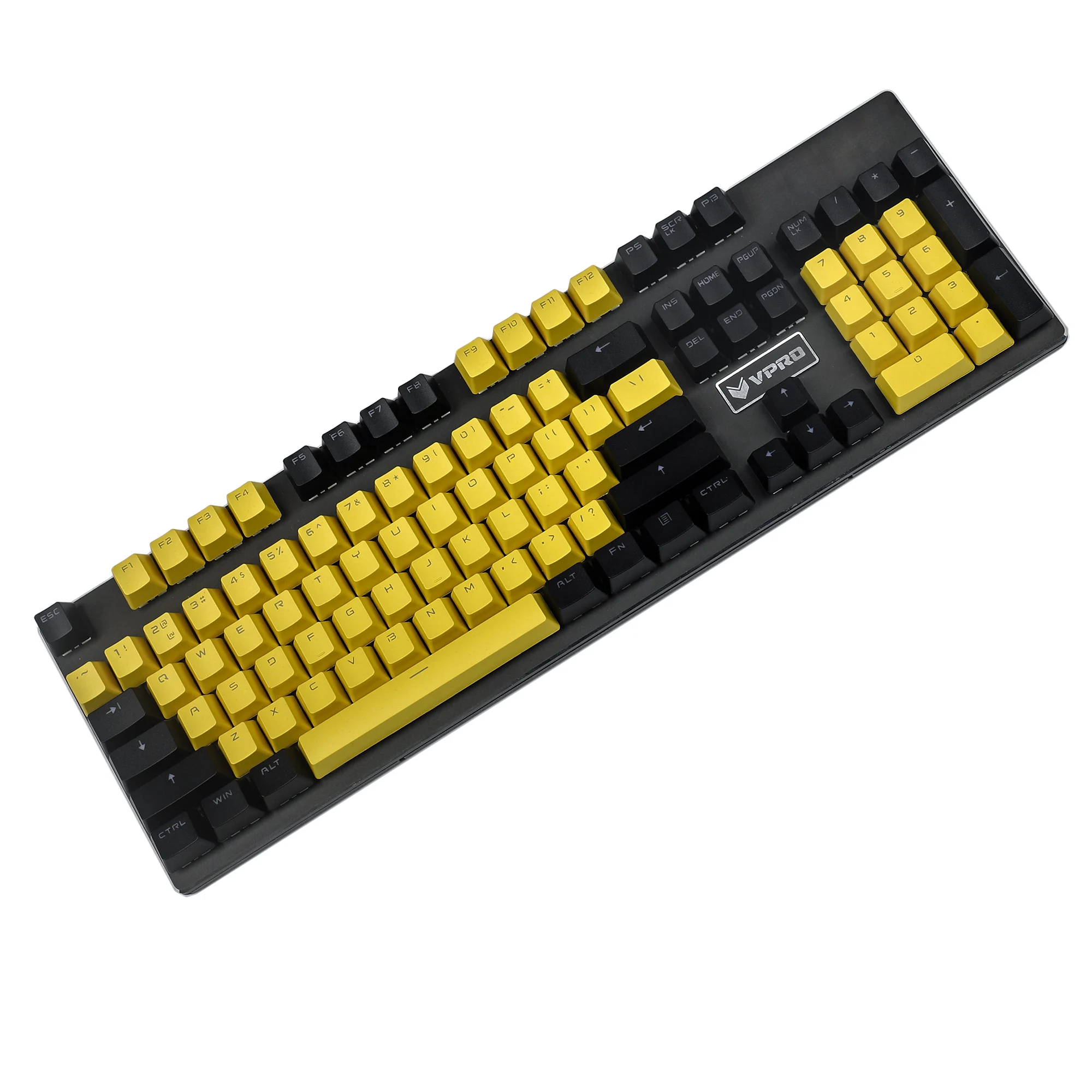YMDK Double Shot 104 Майами PBT Shine Through OEM Набор колпачков для клавиш с профилем подходит