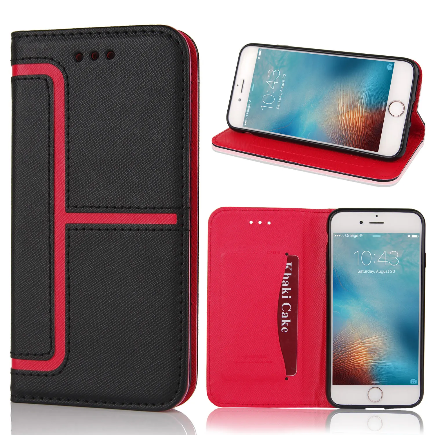 LCHULLE Флип-чехол для Apple iPhone X Xs 8 7 6 6S Plus 5 5S SE 2020, кожаный держатель для карт, подставка, ударопрочный чехол Coque on.