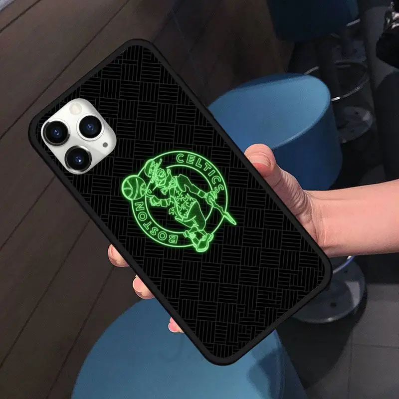 

celtics boston luck article cartoon Phone Case for iPhone 11 12 pro XS MAX 8 7 6 6S Plus X 5S SE 2020 XR shell cover funda